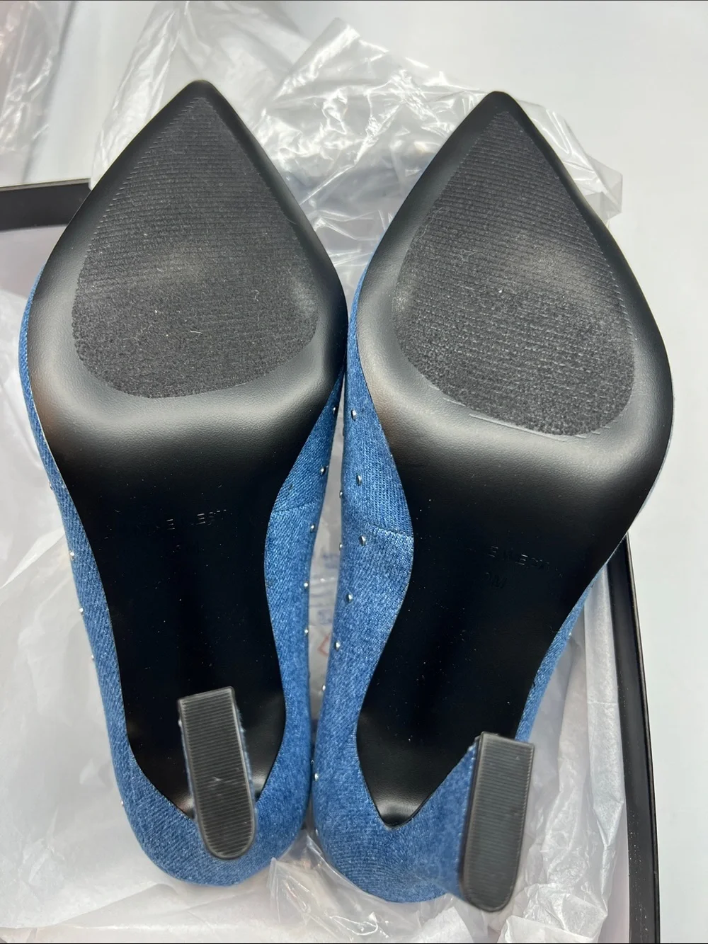 Nine West Women's Tenry Blue Studded Pumps- Size 9M